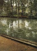 Gustave Caillebotte, Riverside through the rain
